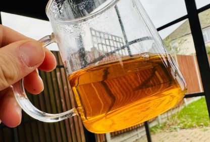 Shui Xian Dan Cong Oolong tea In glass